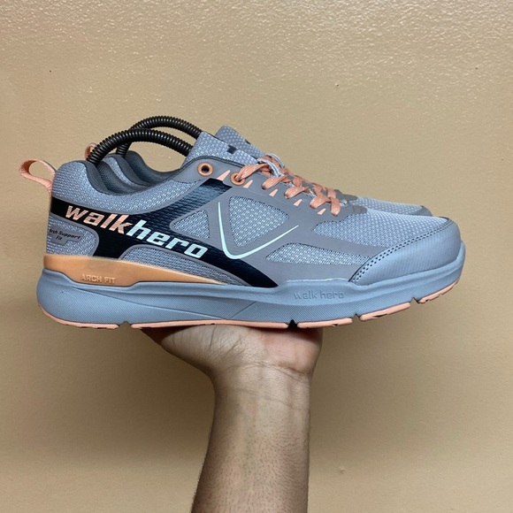Walk Hero Women's Arch Support Wide Toe Box Sneakers - Picture 1 of 17